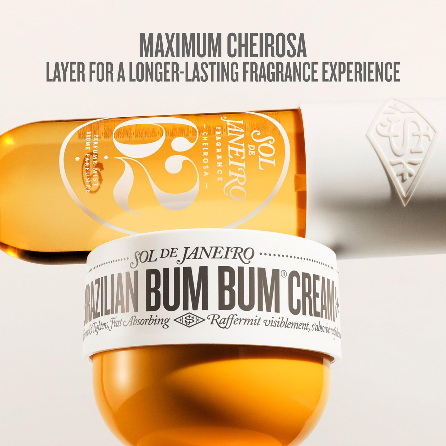 Sol de Janeiro Brazilian Bum Bum Cream Set | Full Size and Travel Size Bundle, Amazon Exclusive