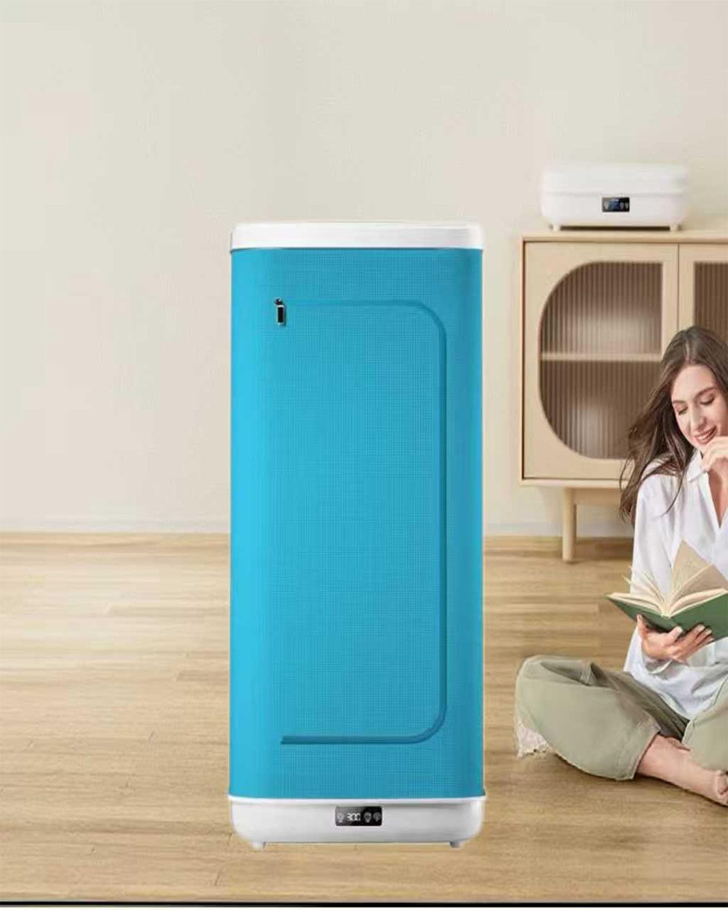 Aptovpvp Portable Dryer, Dry Clothes Machine，Mini Clothes Care Machine With Remote Control, Fast/Easy To Use/Small, Suitable For Small Spaces, Apartments, Rvs And Dormitories