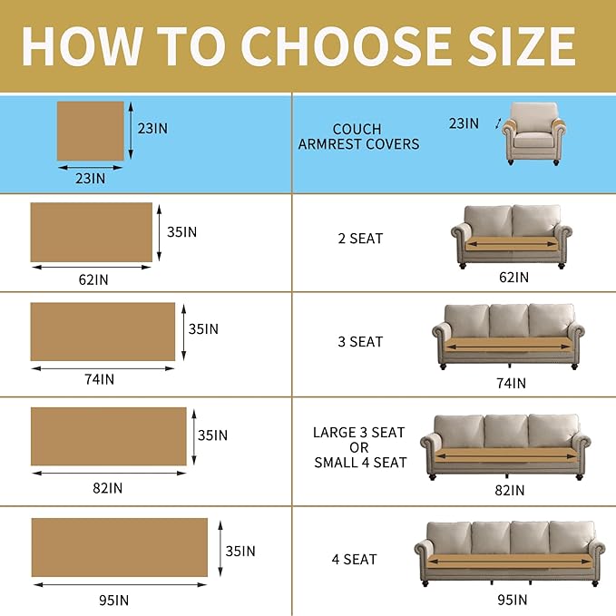HAOMAIJIA Non-Slip Couch Armrest Covers for Sofa,Fuzzy Couch Arm Covers Set of 2,Washable Thick Soft Recliner Chair Arm Cover Protectors