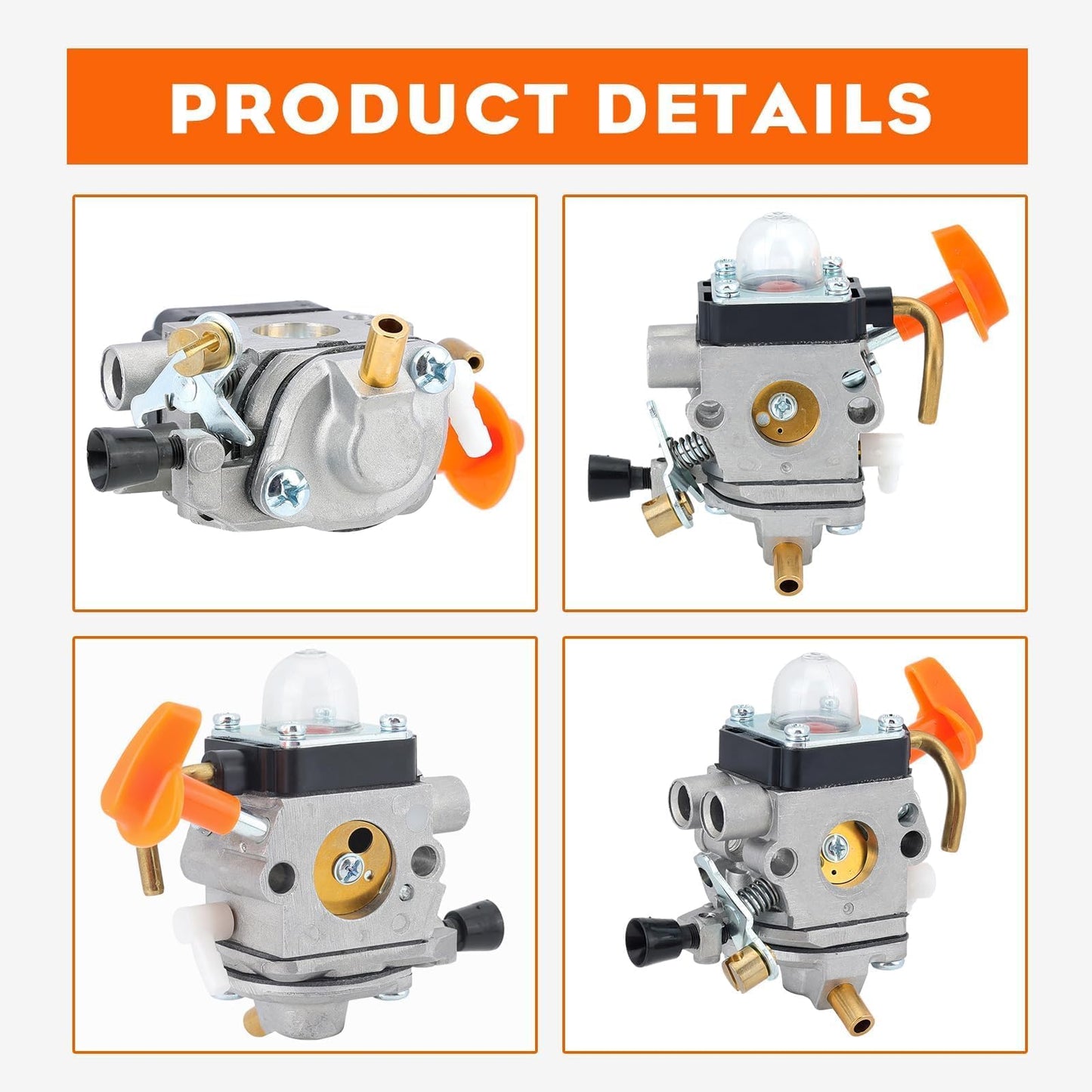Hipa FS90R Carburetor for STIHL FS90 HT101 FS110R FS90 KM110R FS100RX KM90R FS110 FS 90R HT 101 FS 110 FS 110R FC90 HT131 HL100K HL100 FS100 HT100 FS87 HL90 Trimmer C1Q-S174