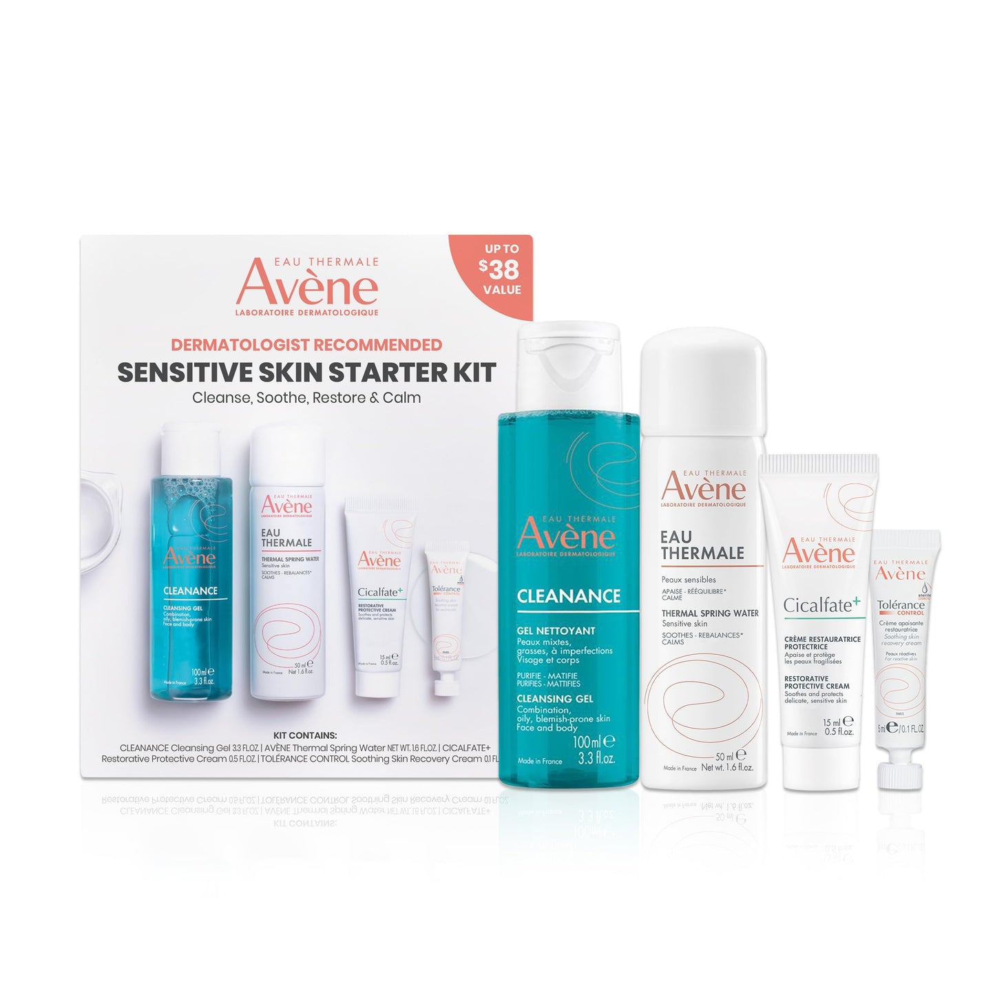 Avène Dermatologist Recommended Sensitive Skin Starter Kit