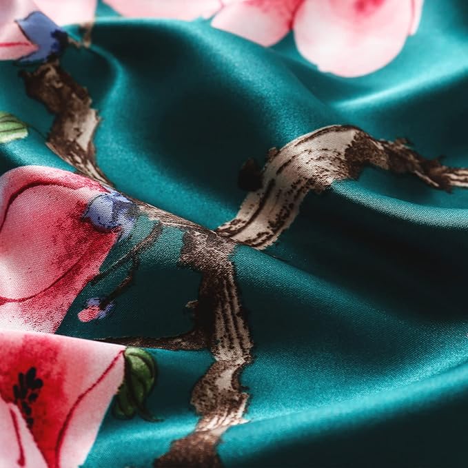 vimate 35" Square Silk Like Head Scarf - Women's Fashion Satin Scarf Bandana for Hair Wrapping at Night.