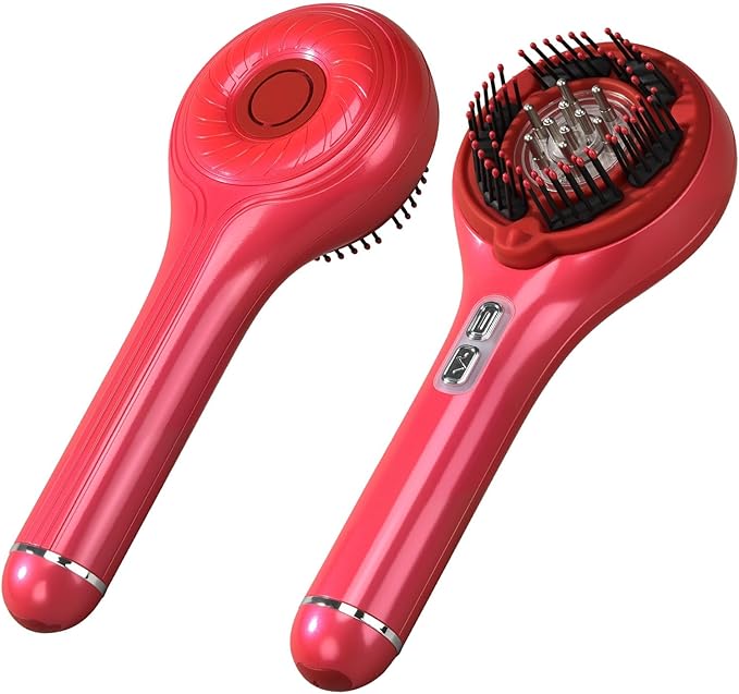 Hair Growth Brush Stimulator, Hair Oil Massager Scalp Oil Brush IPX5 Proof Electric Scalp Massager, 3 Massage Modes