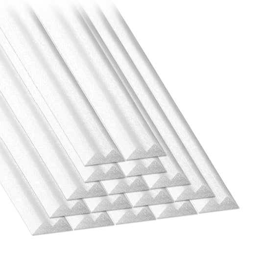 Desunqin 46.5" 16PCS Peel and Stick Pool Cove for 18' Round Above Ground Pool, Closed Cell Foam Peel and Stick Above Ground Pool Cove with Adhesive Backing, Protect Pool Liner, Prevents Excess Wear