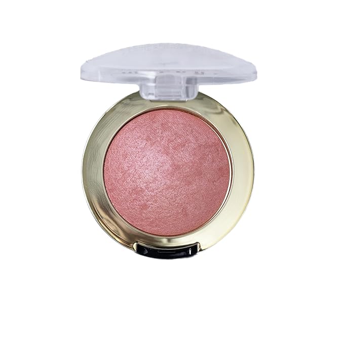 Milani Baked Blush, Updated Powder Blush for Cheeks, Cruelty Free Makeup - Shape, Contour & Highlight Face for a Shimmery or Matte Finish - Sparkling RosÃÂ©