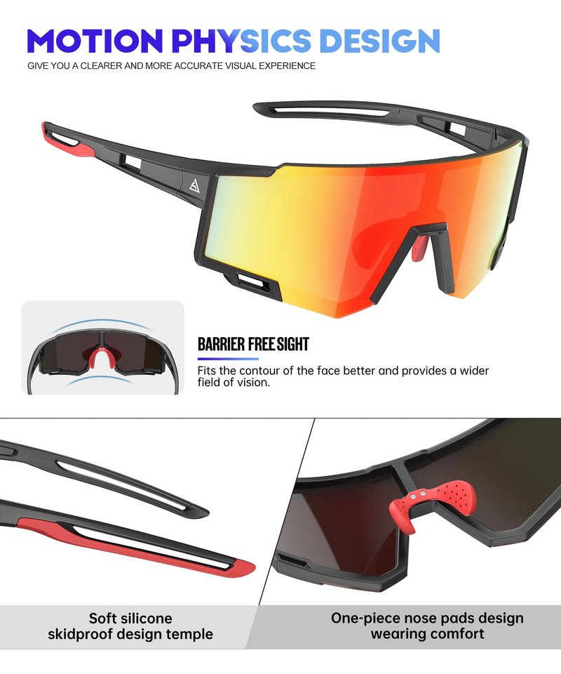 NSSIW Polarized Sunglasses-Men Sports Mens-Sunglasses: Running Sun Glasses Men Women Polarized UV Protection for Cycling