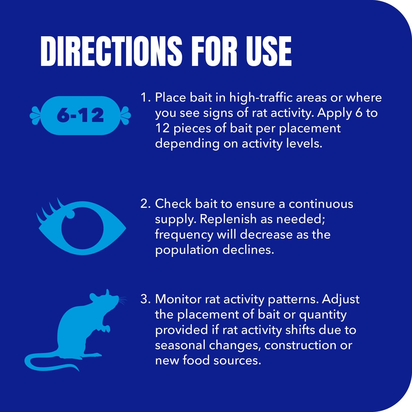 Evolve Rat Birth Control Soft Bait Sausages – 3 lbs | Scientifically Proven Rat Population Control | Not a Poison, Long-Term Population Management (Packaging May Vary)
