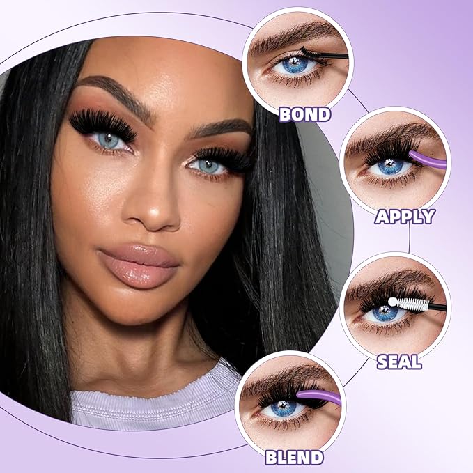 B&Q Fluffy Lash Clusters Thick 200D, Volume Eyelash Clusters 10-18mm, D Curl Cluster Eyelash Extensions, Supersoft Individual Lashes Wispy Cluster Lashes Dramatic Full Look Eyelash（200D）