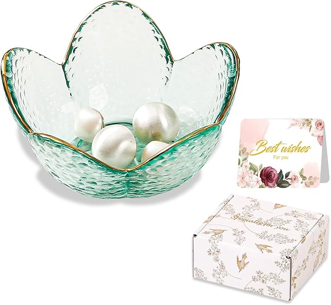 Friendship Gifts For Women Jewelry Dish Glass Ring Dish Jewelry Tray Cute Vanity Organizer Room Decor Jewellery Tray Trinket Dish Cute Bedroom Decor Christmas House Warming Gifts for women