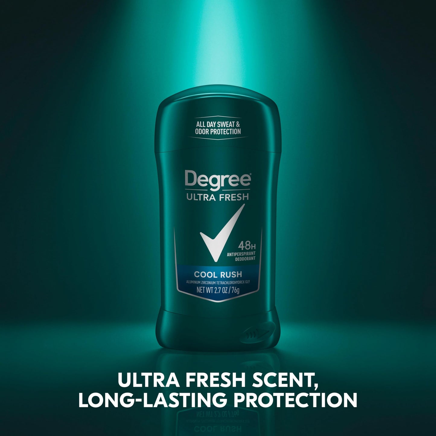 Degree Men Ultra Fresh Antiperspirant Deodorant Stick for Men 4 Pack Cool Rush 2.7 oz