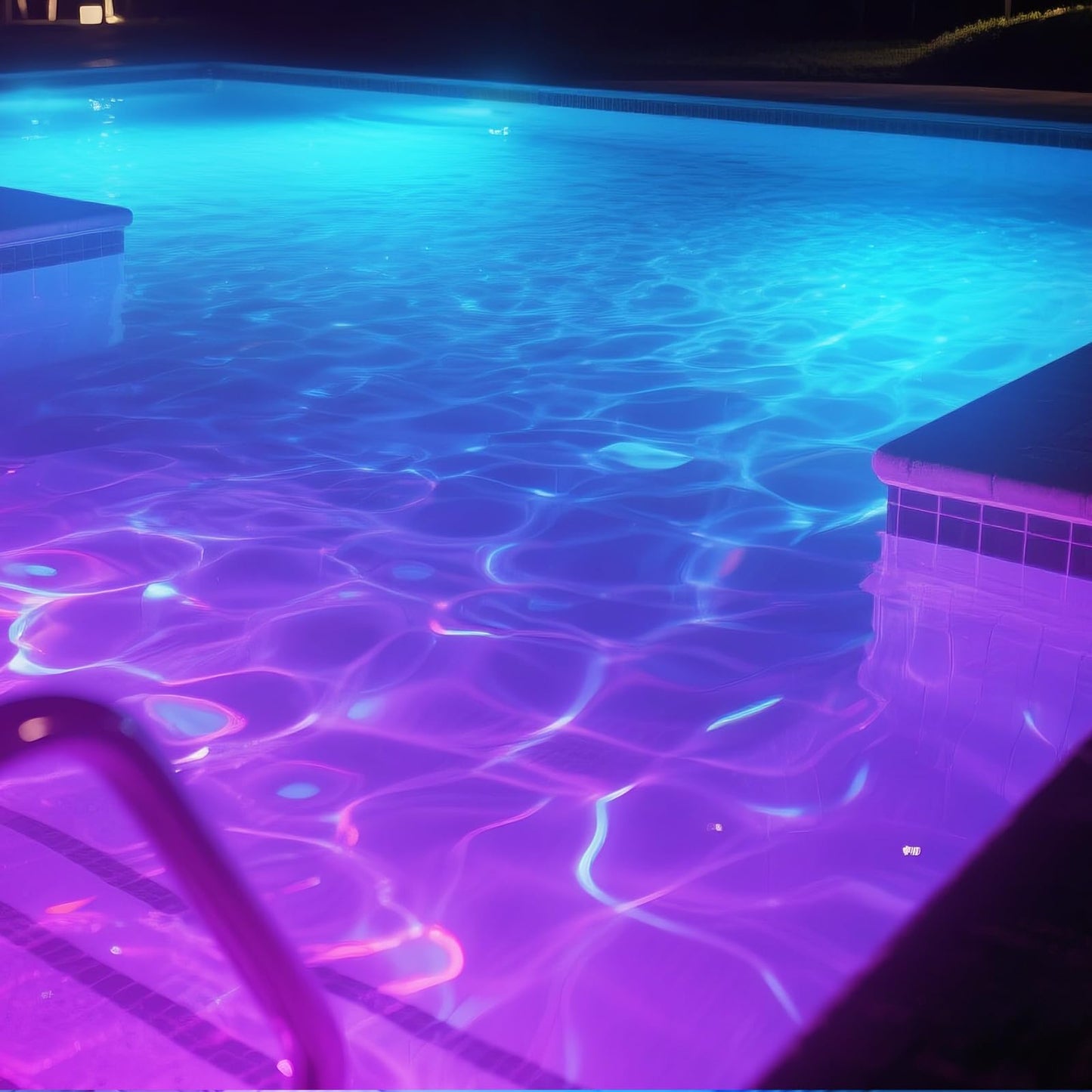 Creatrek Pool Lights with Remote, 10 Color Changing Pool Lights for Above Ground Pools, Battery Operated Submersible LED Lights for Pond, Bathtub, Hot Tub, Party, 4 Pack