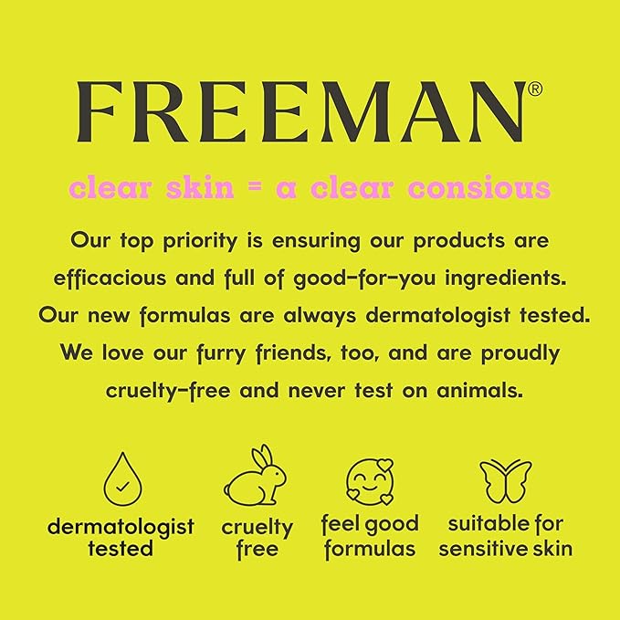 Freeman Facial Love To Mask Variety Pack: Oil Absorbing Clay, Detoxifying Charcoal, Clearing Peel Off, Hydrating Gel Cream, Exfoliating Scrub (14 Piece Kit with Bonus Buffer and Headband)