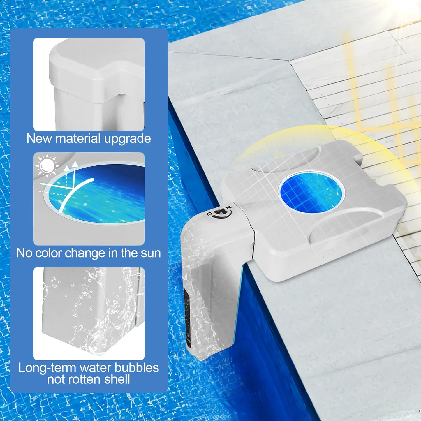 2026 Upgrade Automatic Pool Filler, Pool Water Leveler Auto Fill, Pool Auto Fill Float Valve, Water Leveler Control Sentry, Swimming Pool, Spa, Pond Water Leveler filler automatic, 5 Years Warranty