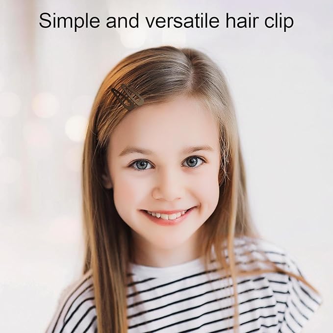 Snap Hair Clips for Women and Girls Water Drop Non Slip Hair Barrettes Matte Finished Metal Hair Clips Accessory Mixed Color 16 PCS 1.89"