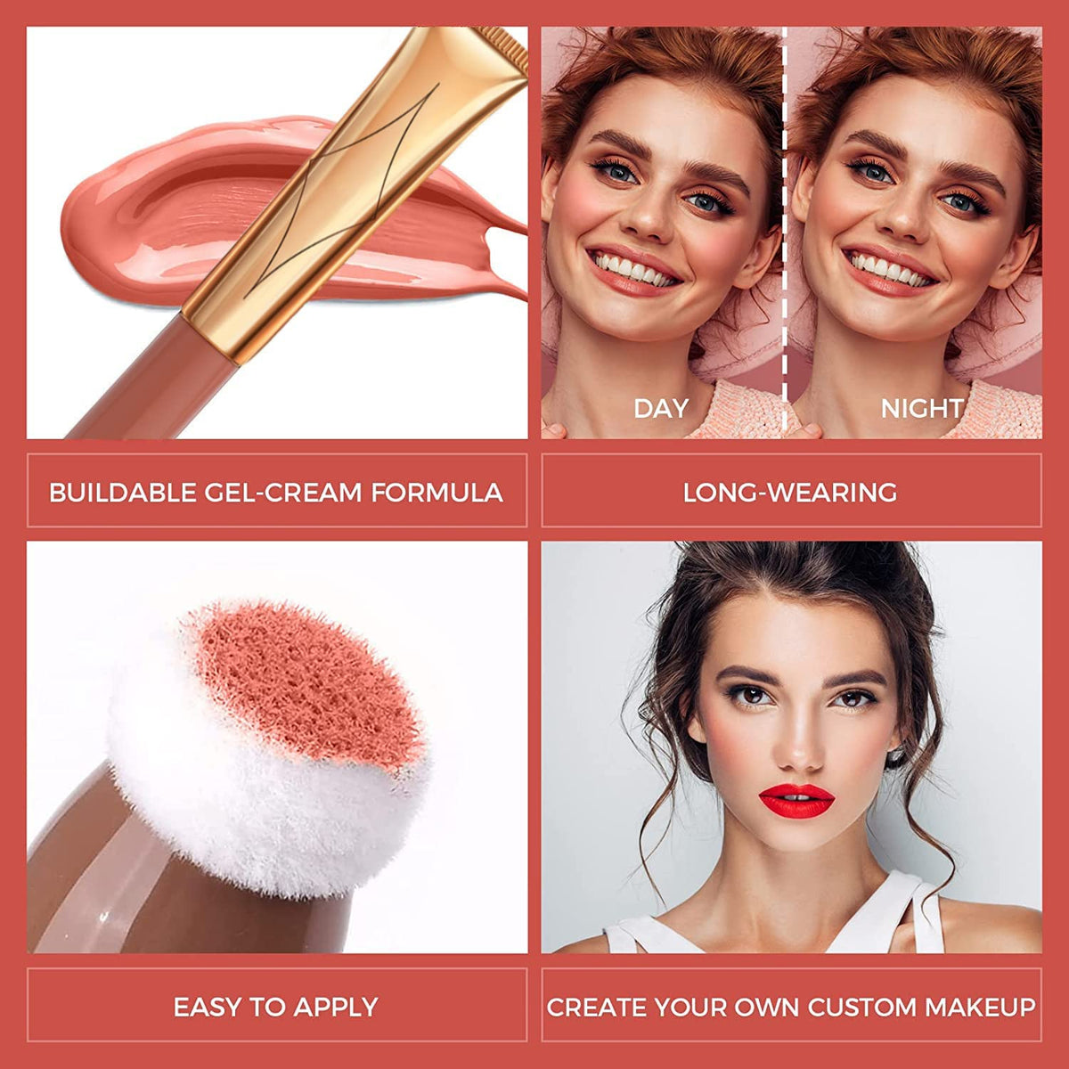 Highlighter Contour Beauty Wand Face Concealer Contouring with Halo Glow Liquid Filter Long Lasting & Smooth Matte Finish Liquid Illuminator Makeup Stick (04 Pear White)