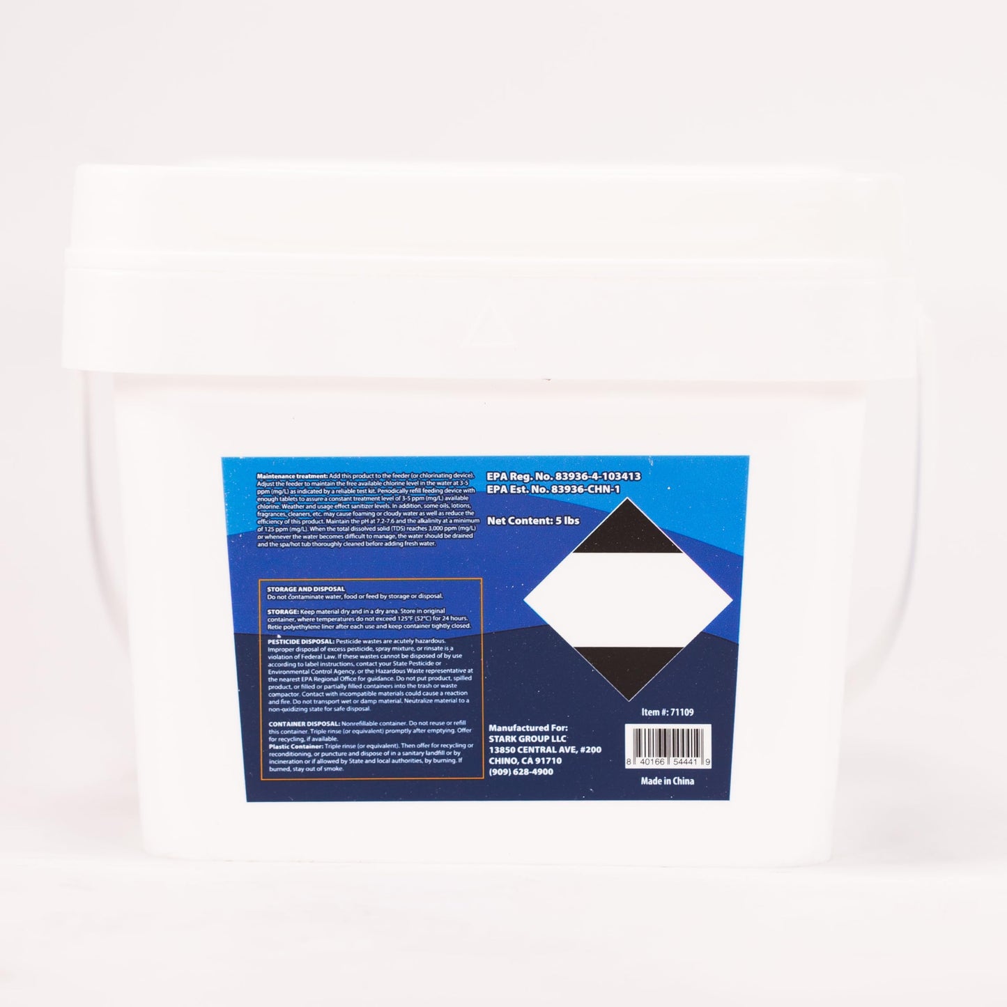 Xtremeclear 2-Pack 3" Swimming Pool Chlorine Tablets | Pro-Grade Pool Sanitizer Long Lasting & Slow Dissolving | 99% Pure Tri-Chlor|, 5 Pounds Bucket