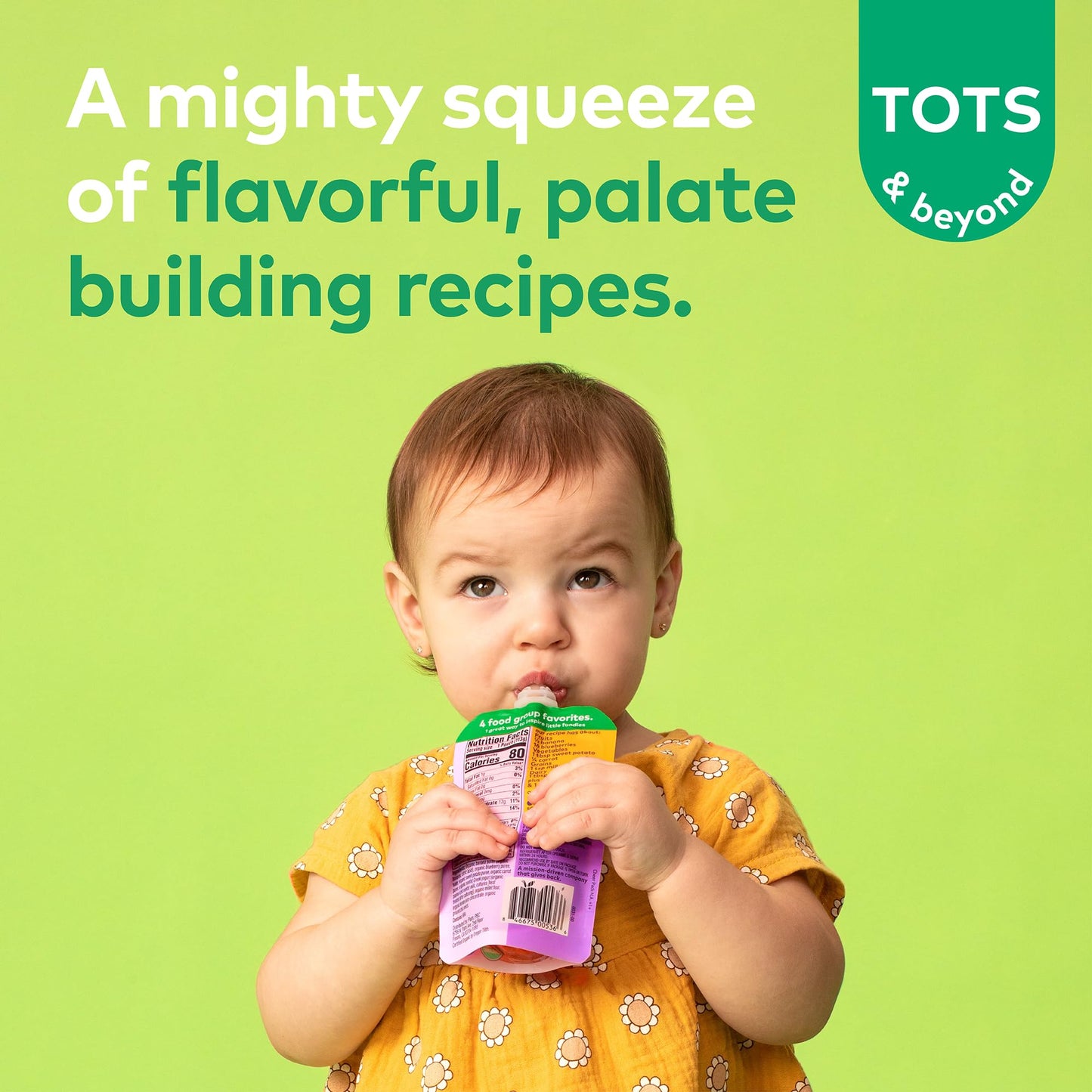 Plum Organics - +12 Months Organic Baby Food - Mango, Banana, White Bean & Chia - Non-GMO - On-The-Go Pouches for Baby & Toddler Meals - Quality Tested Ingredients - 4 oz (Pack Of 12)