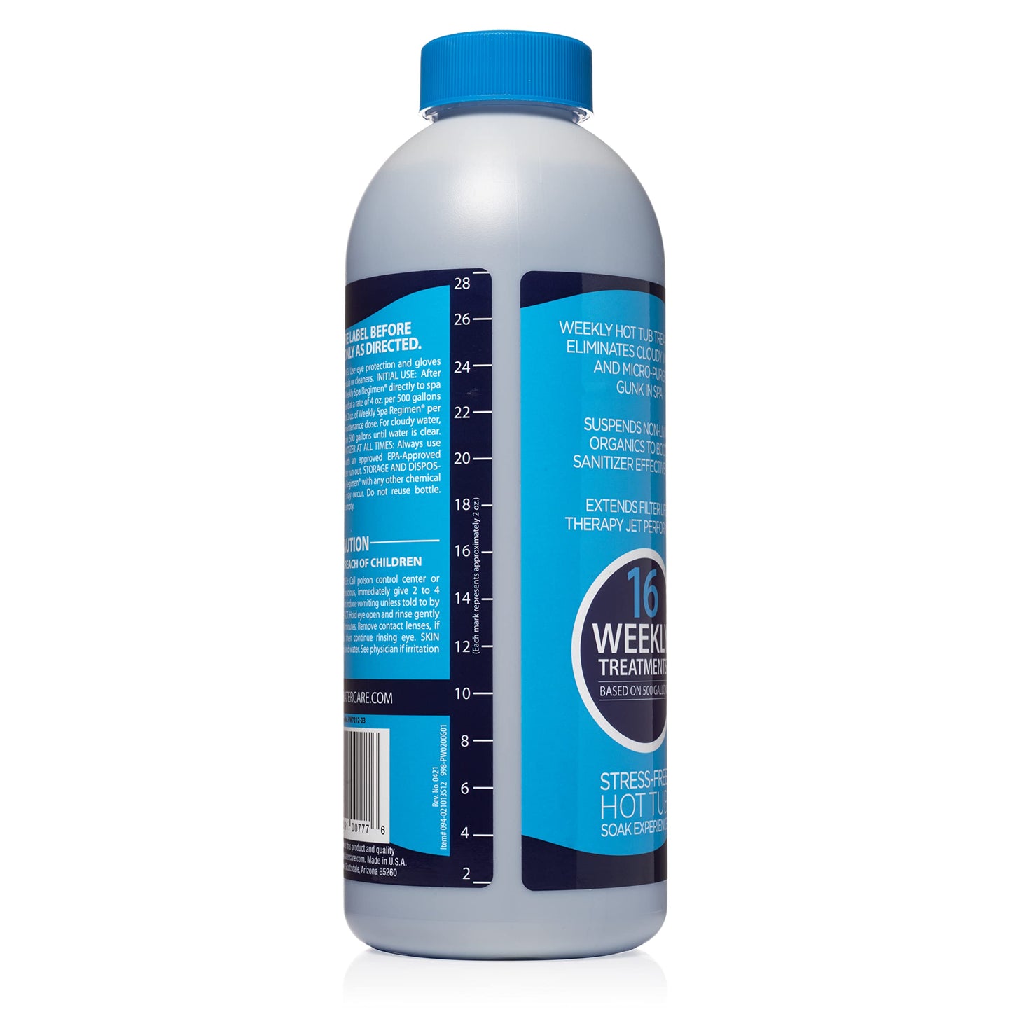 Purge Watercare 3in1 Weekly Hot Tub Cleaner & Cold Plunge Water Treatment - Cleaner, Clarifier, Enhancer - Standard & Inflatable Spa & Cold Plunge - Spa Chemicals Fresh Clean Water - Made in USA 32oz