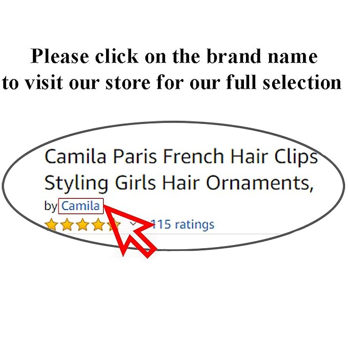 Camila Paris AD66S French Side Comb Large Curved Tortoiseshell Crystals Hair Combs for Women Fine Hair, Strong Hold Hair Comb for Women Bun Chignon Up-Do Styling Girls Hair Accessories, Made in France