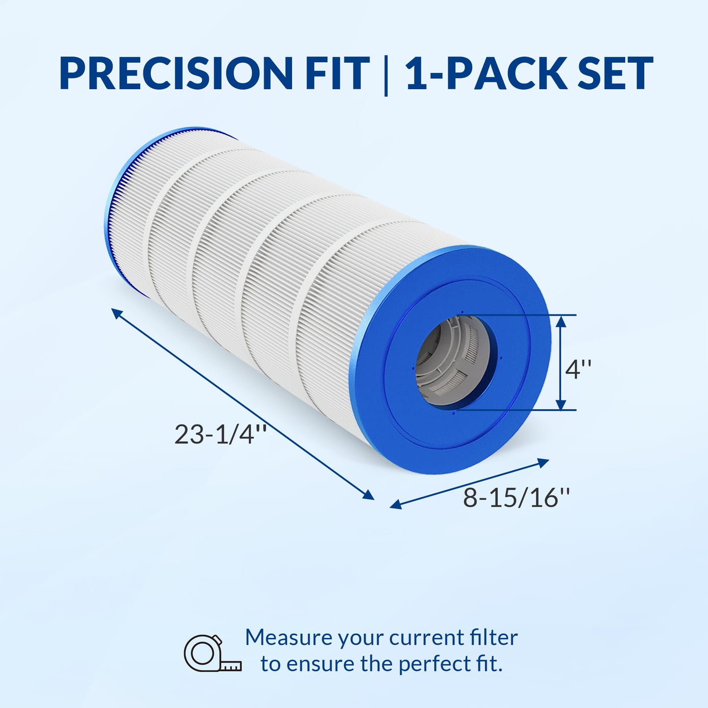 Swimara Pro Series Pool Filter Cartridge, 3oz Trilobal Fabric, Replacement for Hayward CX1200RE PA120 Unicel C-8412 Filbur FC-1293, Compatible with Star-Clear Plus C1200, 120 Sq. Ft.