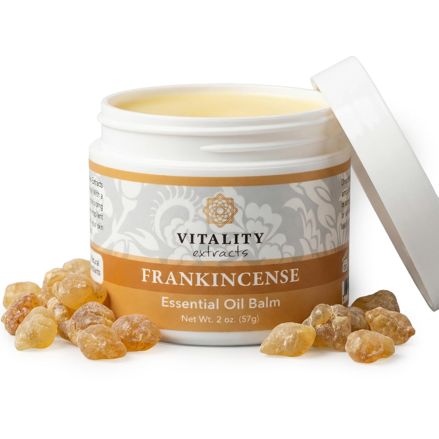 Vitality Extracts Frankincense Essential Oil Balm (2oz) â Boswellia Serrata, Beeswax & Vitamin E, Deep Moisturizing Skin Balm for Dry, Cracked Skin, Soothing & Nourishing for All Skin Types