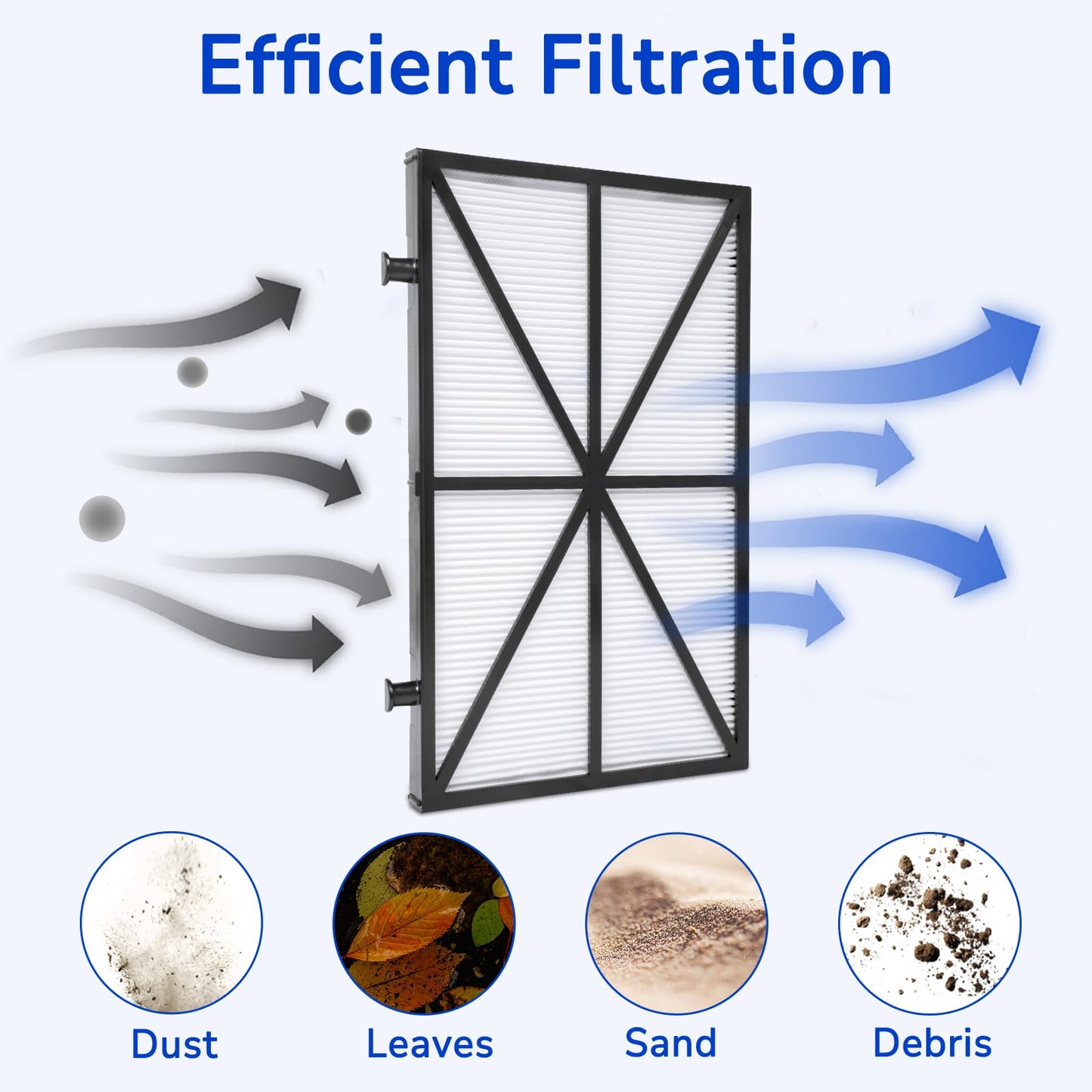 Fil-fresh Robotic Pool Cleaner Filters, Replaces for Dolphin M400/M500 & Nautilus CC Plus Ultra Fine Cartridge Filter Panels, Part Number 9991432-R4, Pack of 4