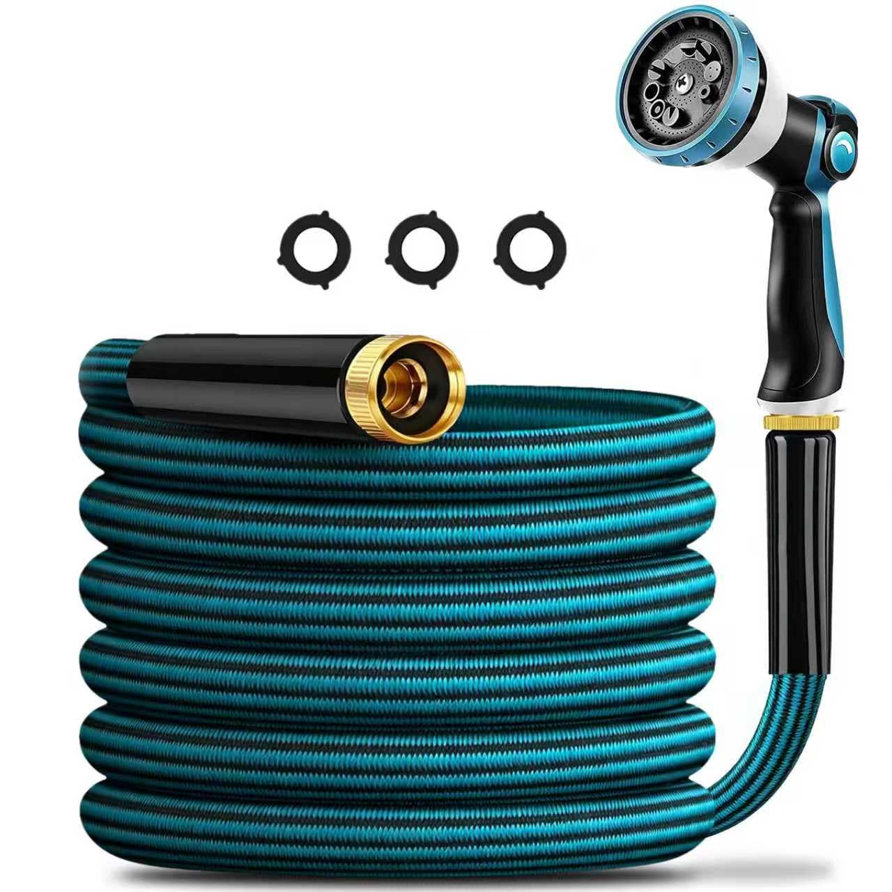 Heavy Duty Garden Hose 15FTï¼ Kink Free, Abrasion & Puncture Resistant, Flexible PVC Hose for Lawn Care, Washing Cars