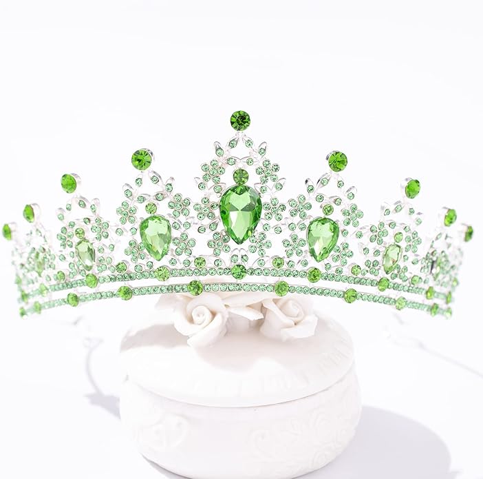 FORSEVEN Crystal Tiaras for Women, Wedding Tiaras and Crowns for Women Tiaras for Birthday Party Princess Crown Hair Accessories Bride Rhinestone Christmas Decorations Headband