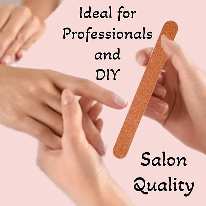 30Pcs Nail File Emery Boards Buffering Files Professional Manicure Pedicure Beauty Tools Dual Sided Nail Files Med & Coarse Set for Home and Salon Washable Travel TSA Friendly