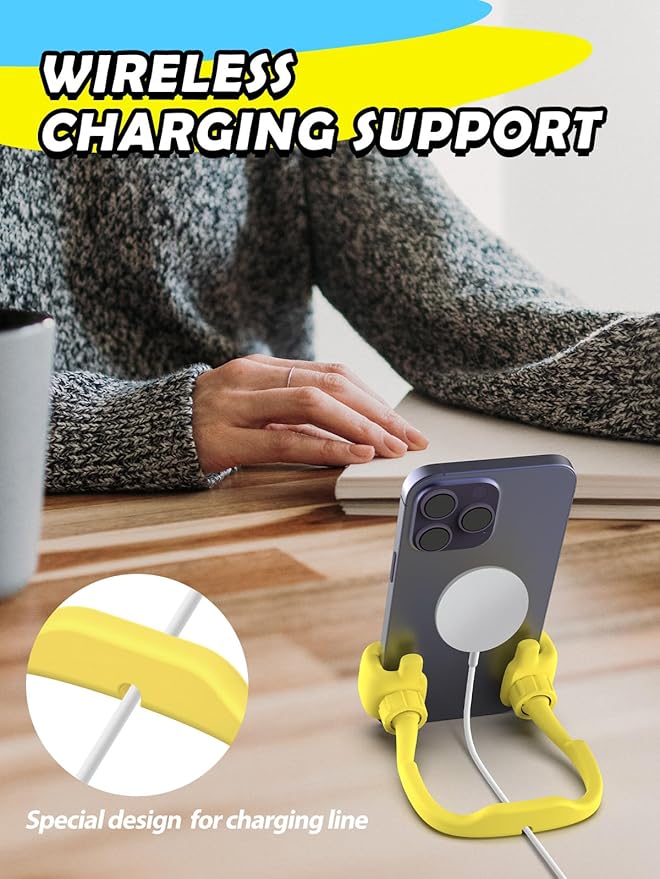 Easter Gifts for Teens Girls Boys Kids Cell Phone Stand: UPGRADE Adjustable Thumbs Up Lazy Phone Holder for Desk Cool Gadgets Fun Birthday Gift Idea for Son Daughter Easter Basket Stuffers Cute Things