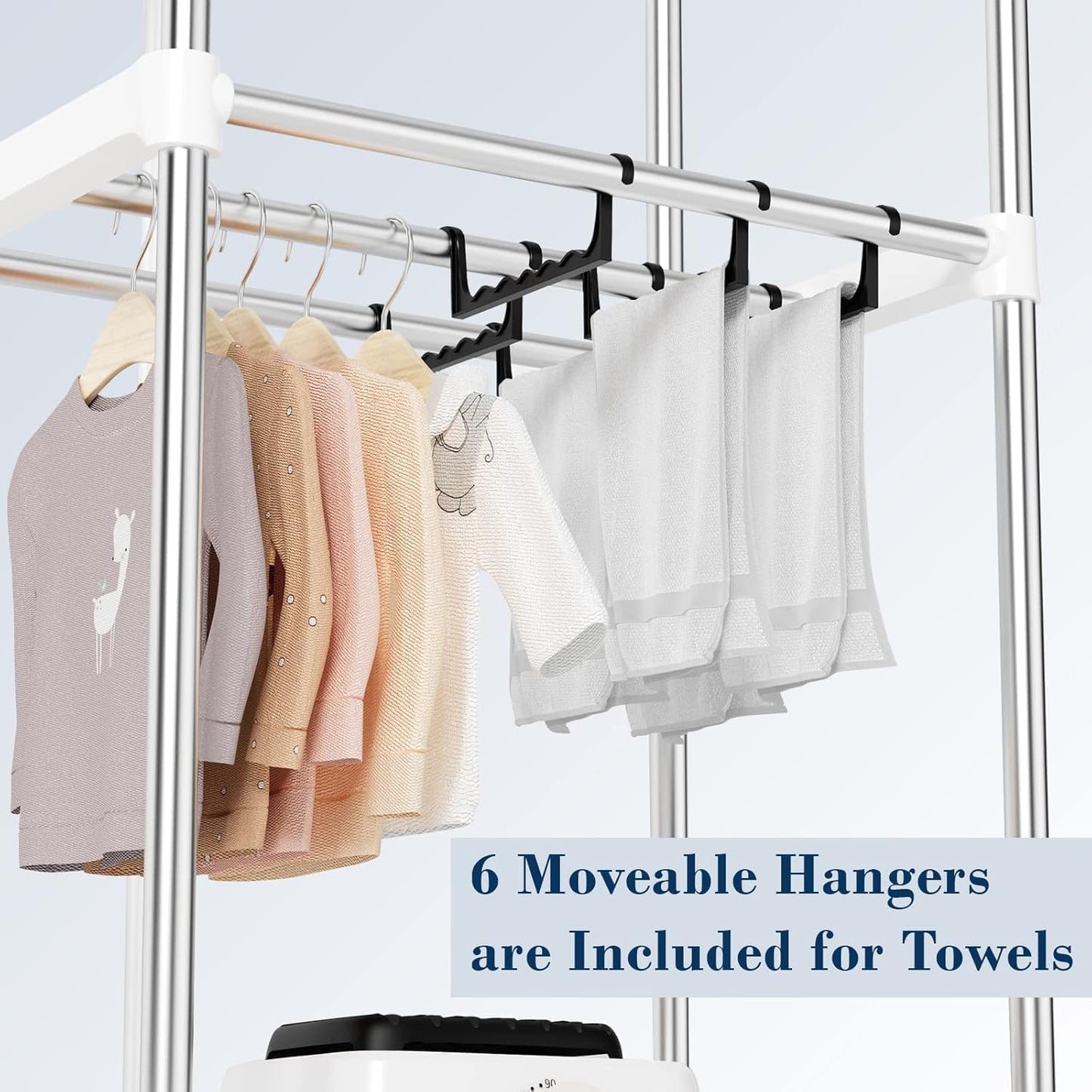 Clothes Dryer, Portable Drying Machine with Timer, 60inch Laundry Drying Wardrobe with Large Capacity, Electric Dryer/Rack for Home | Appartments (Grey NO3)