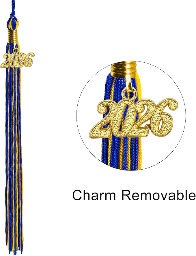 GraduatePro Matte Graduation Cap with 2026 Tassel for Adults High School and Bachelor Master 12 Colors