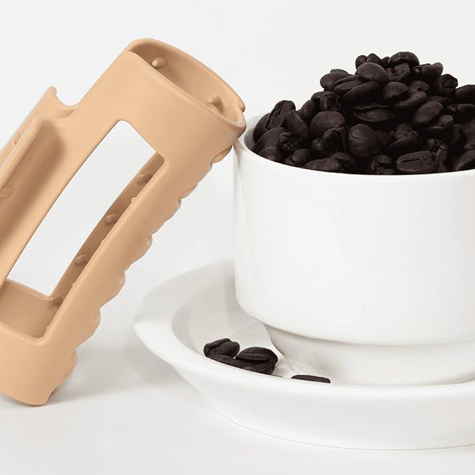 The Original Mello Hair Claw Clip Squishy Claw Clip Made in Korea Patent Pending 30021976 (Brown, Medium)