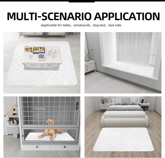 Easy-Going Sectional Couch Covers for Dogs L Shape Sofa Cover Reversible Sofa Slipcover Chaise Lounge Cover Furniture Protector Cover for Pets Dog Cat (42 x 52 inches, White/White)