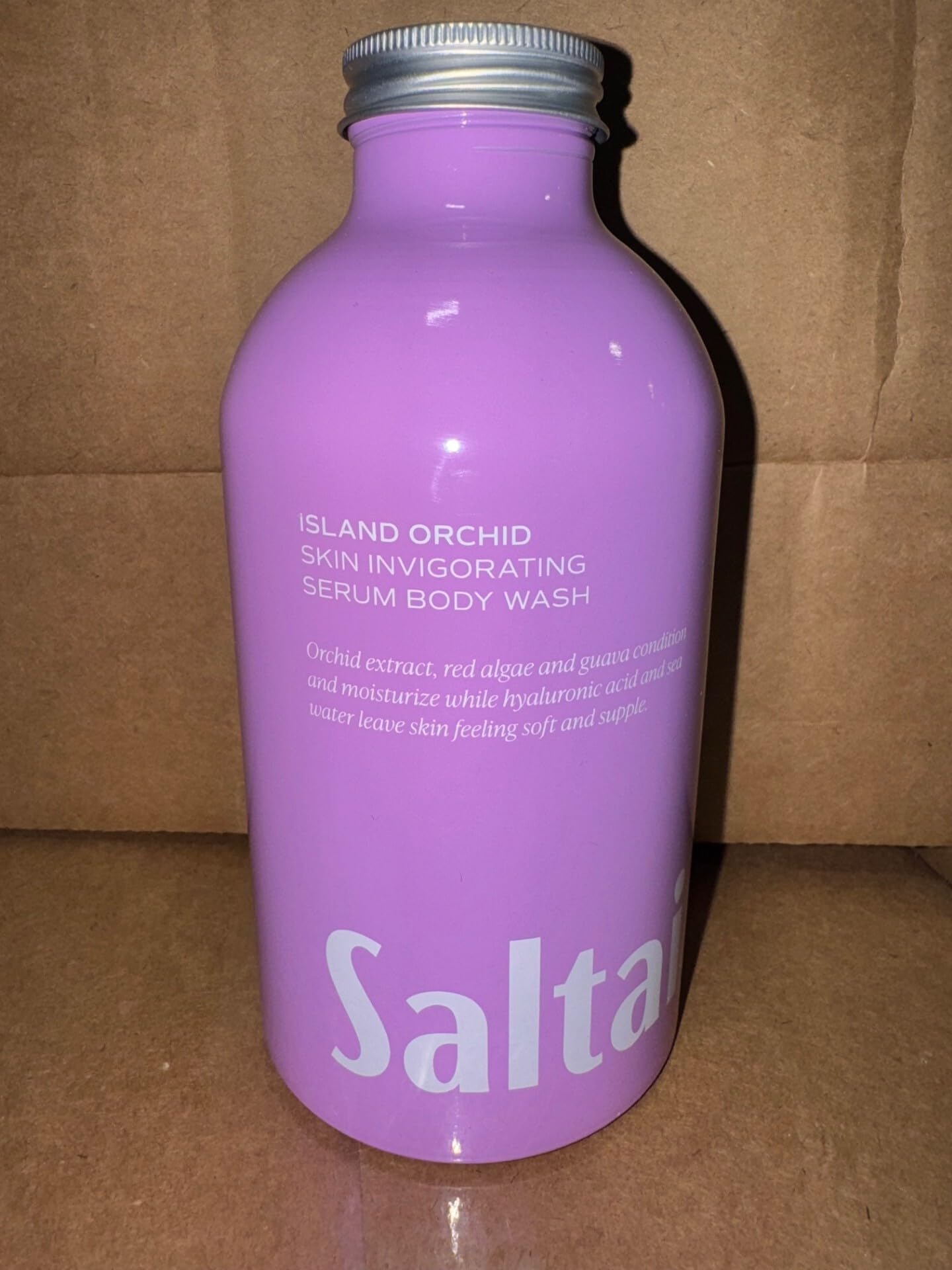 Saltair Body Wash 2-Pack – Moisturizing Body Wash with Hyaluronic Acid & Orchid Extract – Scented Shower Gel for Women and Men – Island Orchid Scent, 2x 17oz – Vegan, Cruelty-Free, Paraben-Free