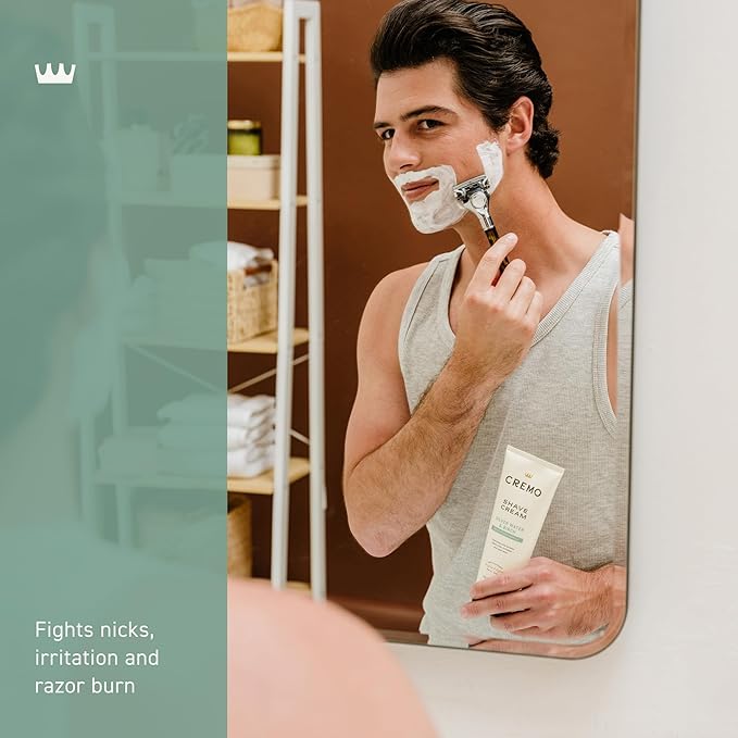 Cremo Silver Water & Birch Shave Cream,Astonishingly Superior Ultra-Slick Shaving Cream for Men,Fights Nicks,Cuts and Razor Burn,6 Fl Oz,(Pack of 2)