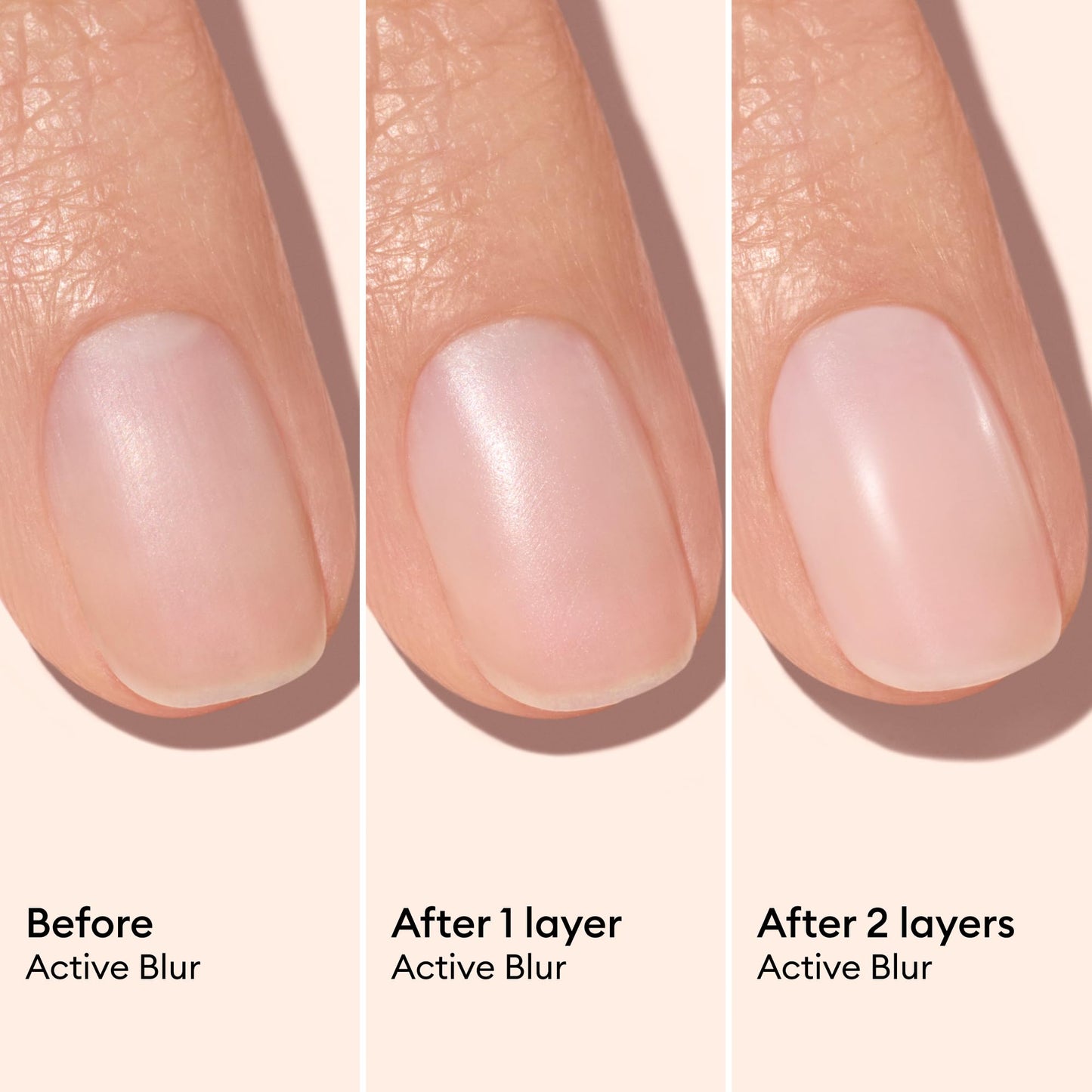 Manucurist Active Blur™ Blurring Treatment Nail Polish – Powder Pink Matte Nails Care with Niacinamide – No Lamp – Vegan & Made in France – Nail Strengthener and Growth for Weak Nails – Plant-Based