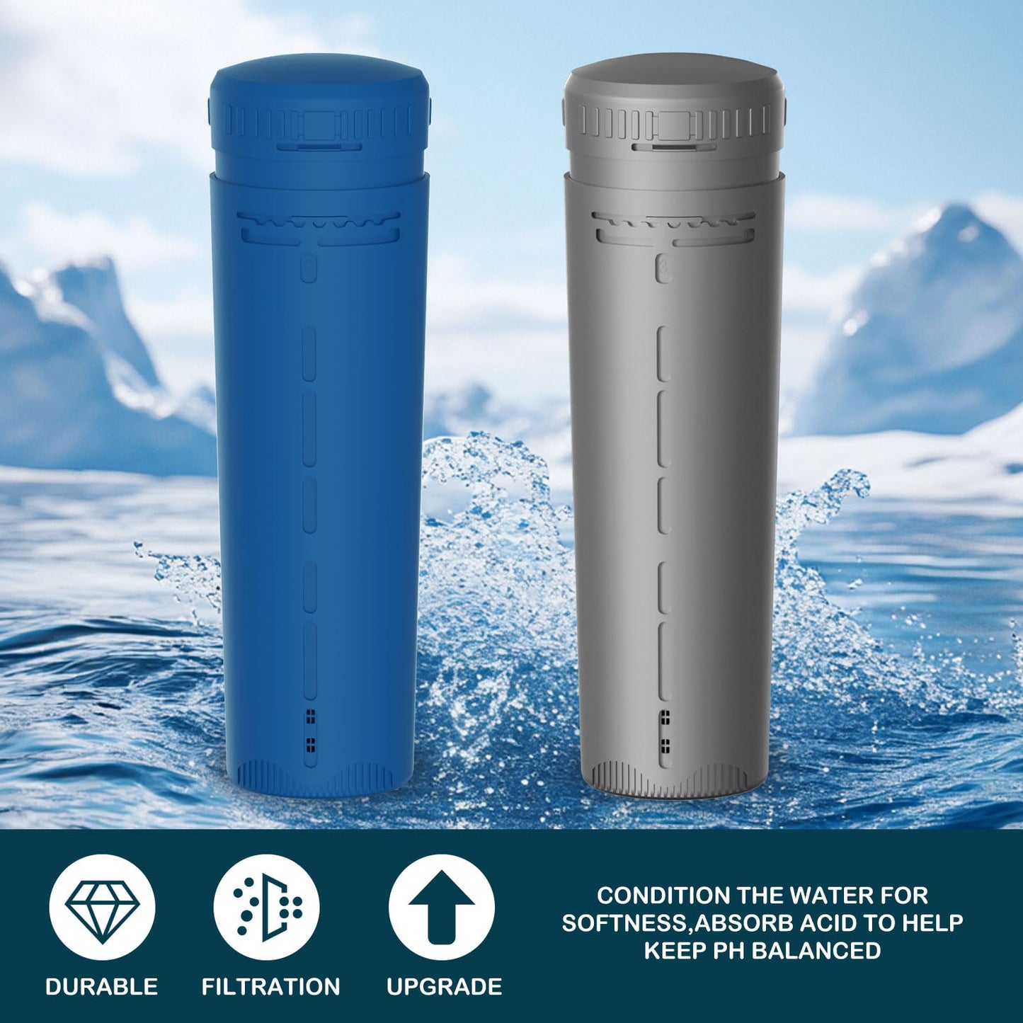 Mineral Cartridge + SmartChlor Cartridges Compatible with Frog @Ease in-Line SmartChlor Mineral Cartridge System for Marquis, Caldera, Artesian & Hot Springs Spas CYA Free, Up to 600 Gallons 1+3 Pack