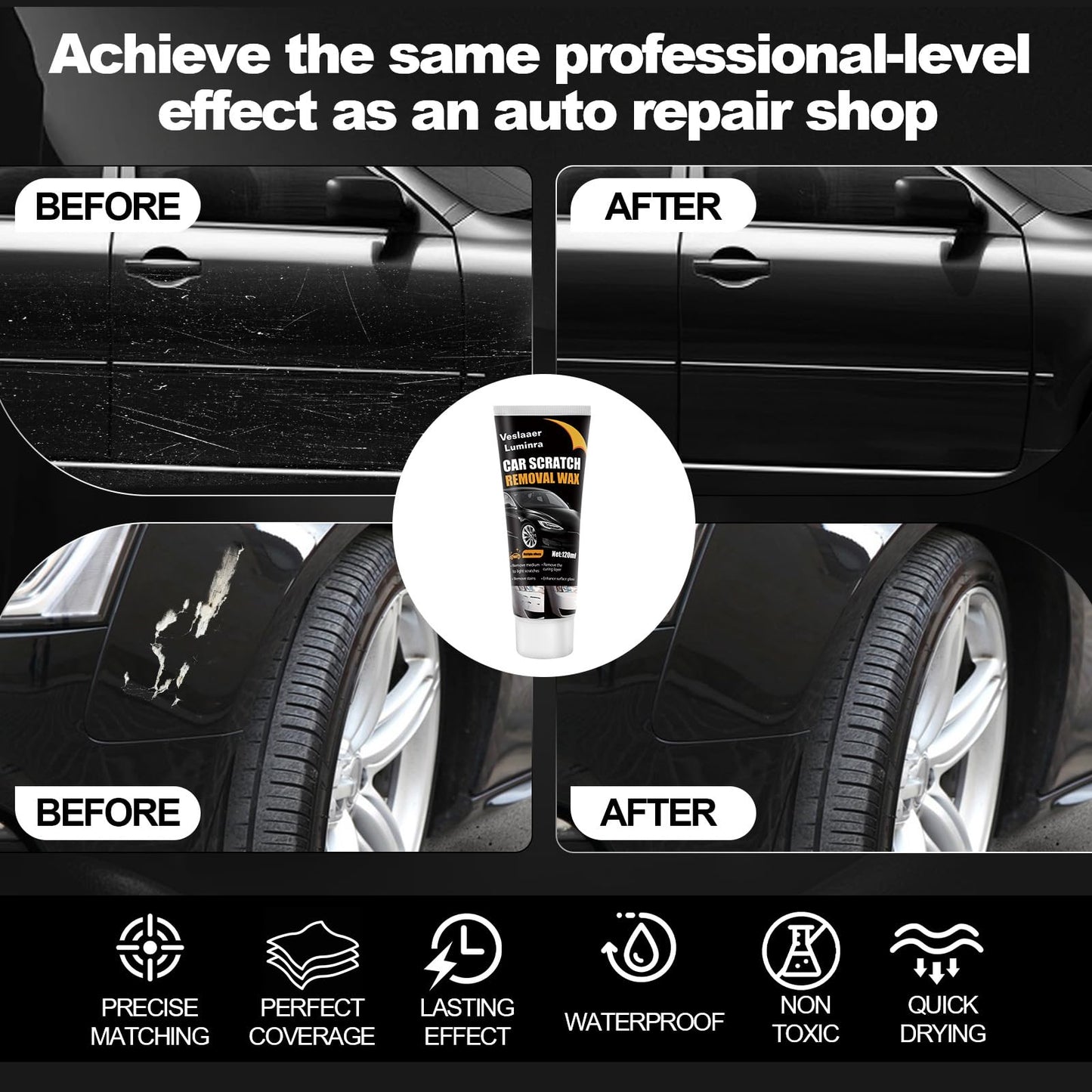 2026 New Upgraded Erase Car Scratch Remover for Deep Scratches, Car Paint Scratch Remover for Vehicles, Car Scratch Repair Kit (1)