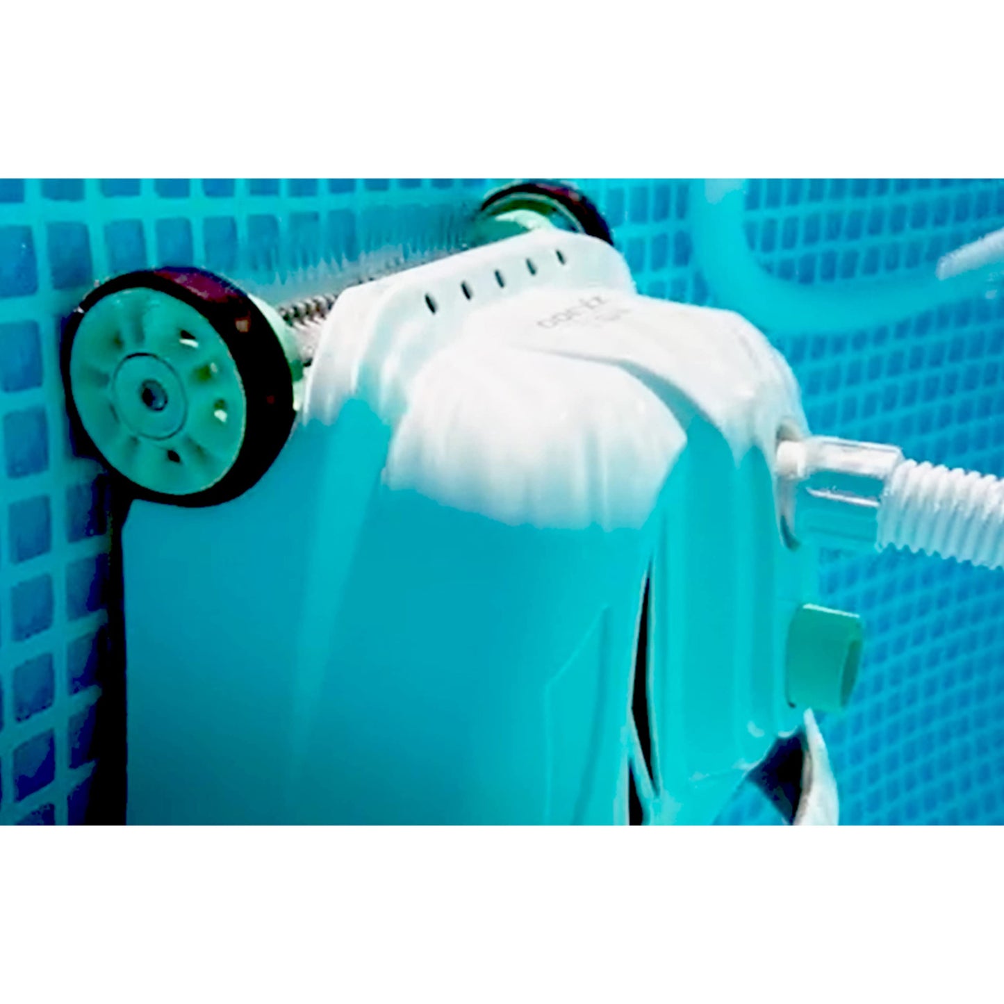 INTEX Deluxe Pressure-Side Above Ground Automatic Pool Cleaner Vacuum - For Bigger Pools – Cleans Pool Floors and Walls – Removes Debris – Removable Filter Tray – 21ft Tangle Free Hose