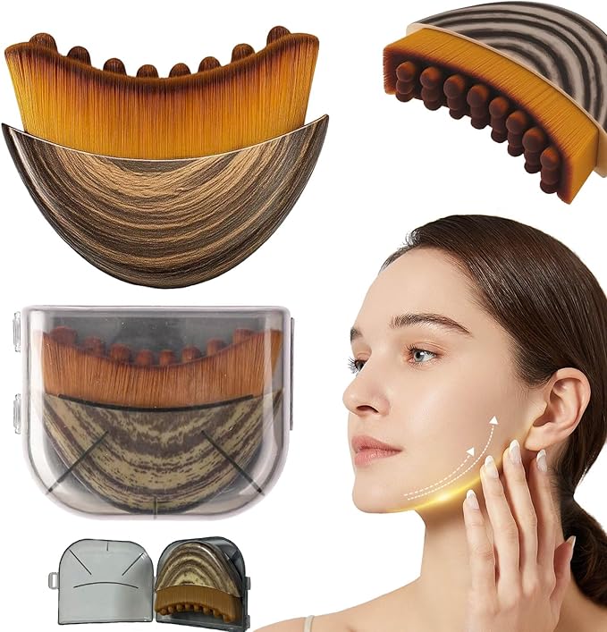 2026 New Lymphatic Contour Face Brush,Drainage Massager Facial Brush - Gentle Beauty Tool - Chin & Jawline Sculpting - for All Skin