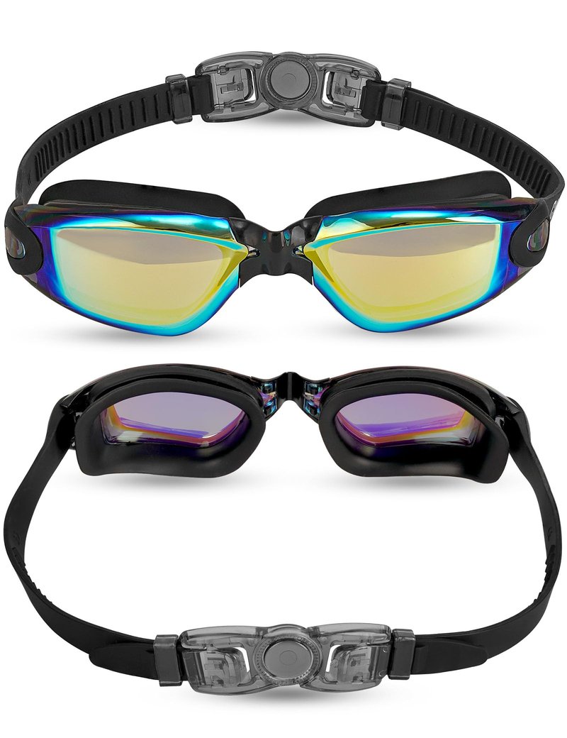 Careula Kids Swim Goggles, 2 Pack Swimming Goggles for Kids Toddler Youth, Anti-Fog Water Pool Goggles Child Boys Girls 6-14