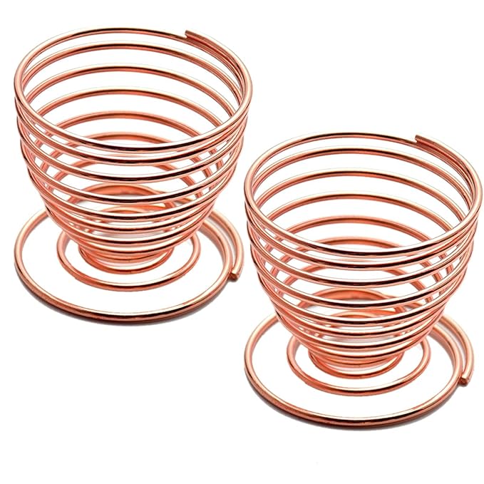 2Pack Makeup Sponge Drying Stand, Beauty Sponge Blender Holder(Rose Gold)
