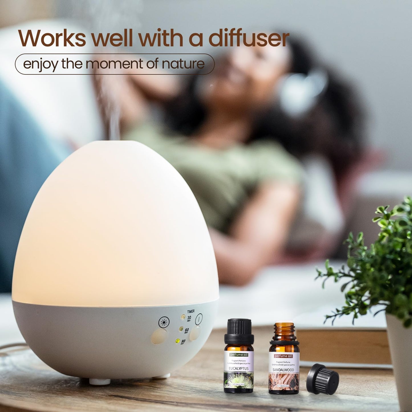 Nuanchu 26 Pcs Essential Oils Set 10ml Fragrance Oil Aromatherapy Kit for Diffuser Humidifier Aromatherapy-Oils for Candle Bath Bombs Making