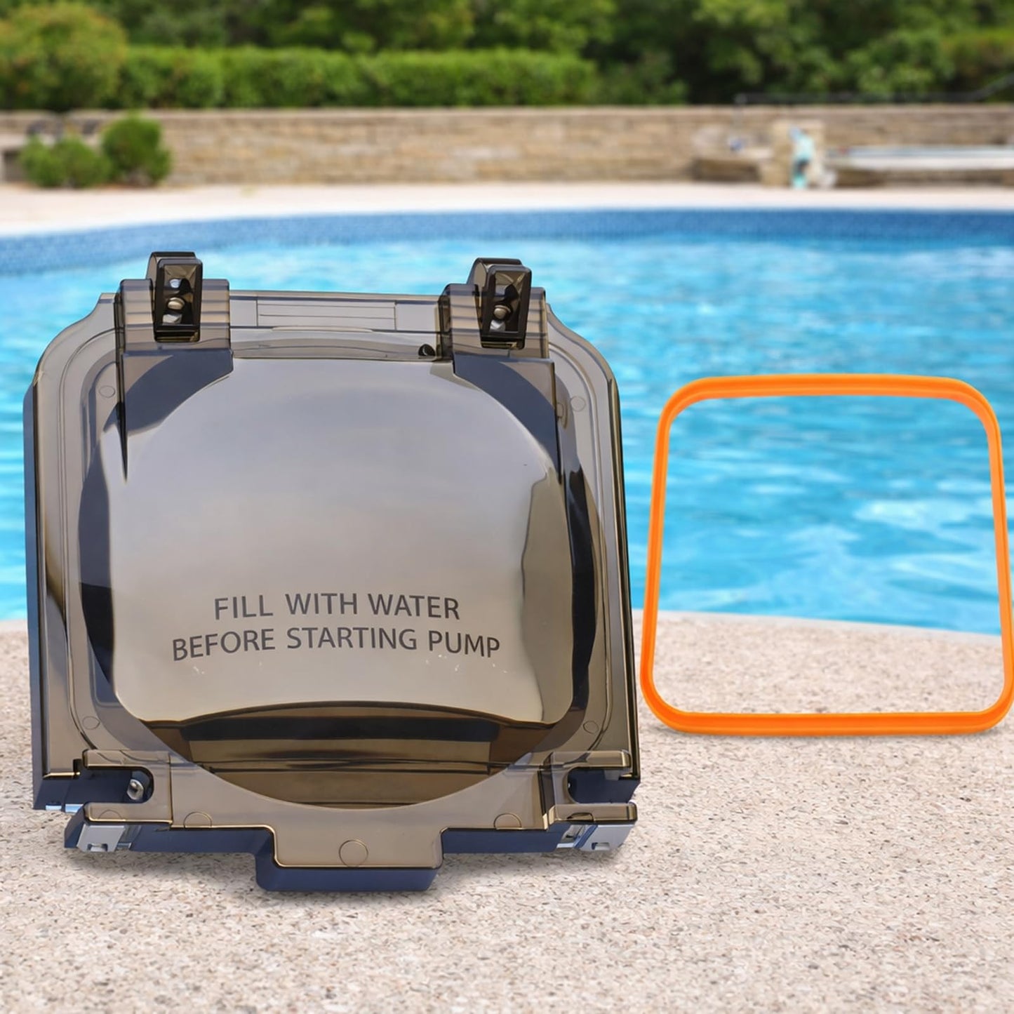 SPX1600D Pool Pump Strainer Cover Lid Compatible with Hayward Super Pump SP1600x5 SP1605x7 SP1607x10 SP1608X10 SP1610X15 SP2610X15XE SP2615X20XE W3SP2607X10A, Cover Lid Replacement with O-Ring