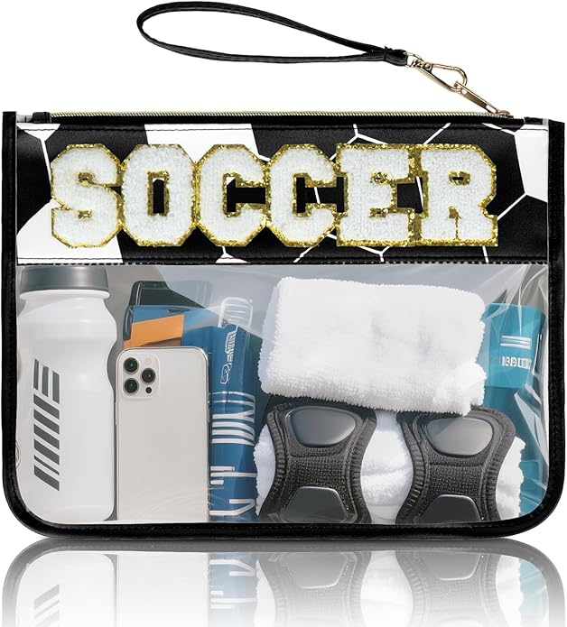 Baseball Gift Bags Baseballs Treat Bags Team Gifts Clear Chenille Letter Zipper Pouch Accessories Stuff Sport Portable