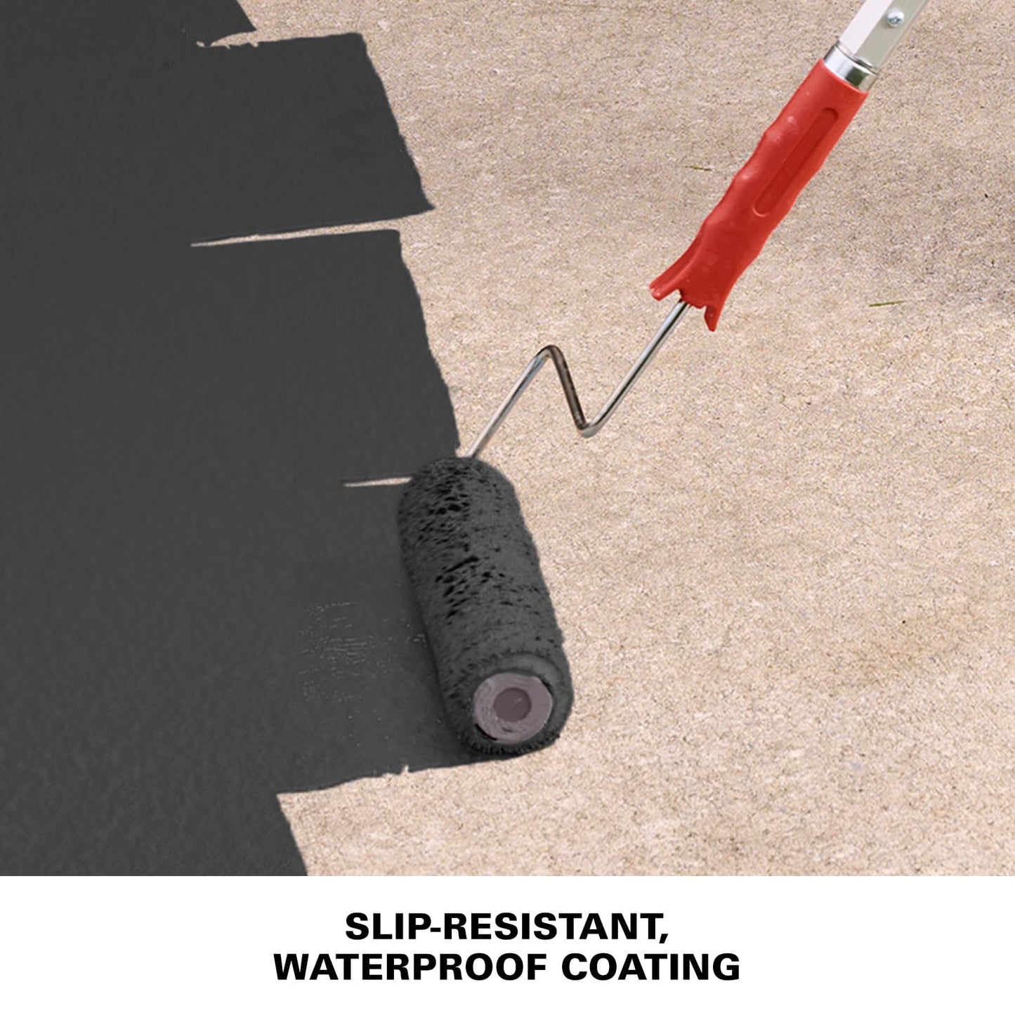 KILZ Over Armor Textured Solid Coating Resurfacer for Wood, Composite and Concrete Surfaces, Black Olive, 1 Gallon
