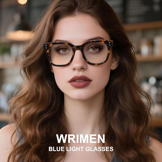 Blue Light Blocking Glasses for Women, Bluelight Glasses Womens Relieve UV Glare Eye Fatigue for Work Reading