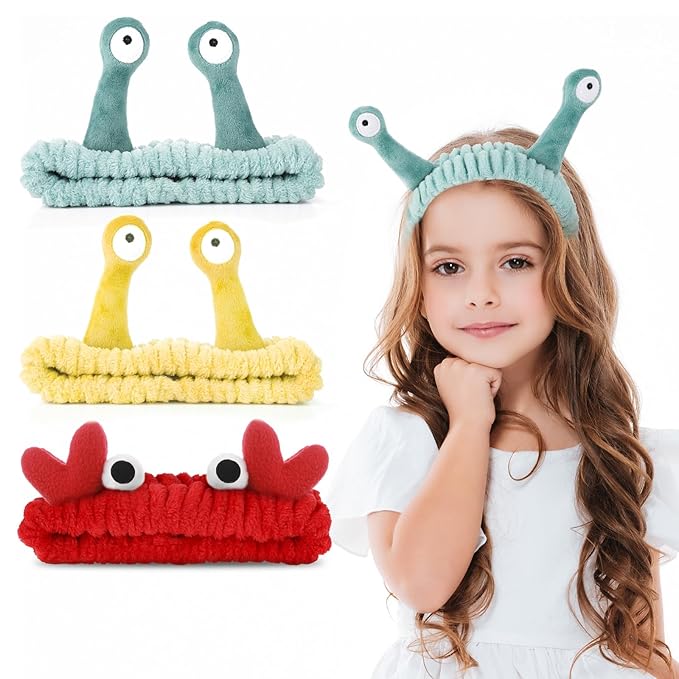 2 Pack Spa Headband Makeup Brush Set, Bowknot Hair Bands With Silicone Face Mask Brush, Coral Fleece Elastic Headband for Face Washing Shower Sports Makeup Beauty Skincare