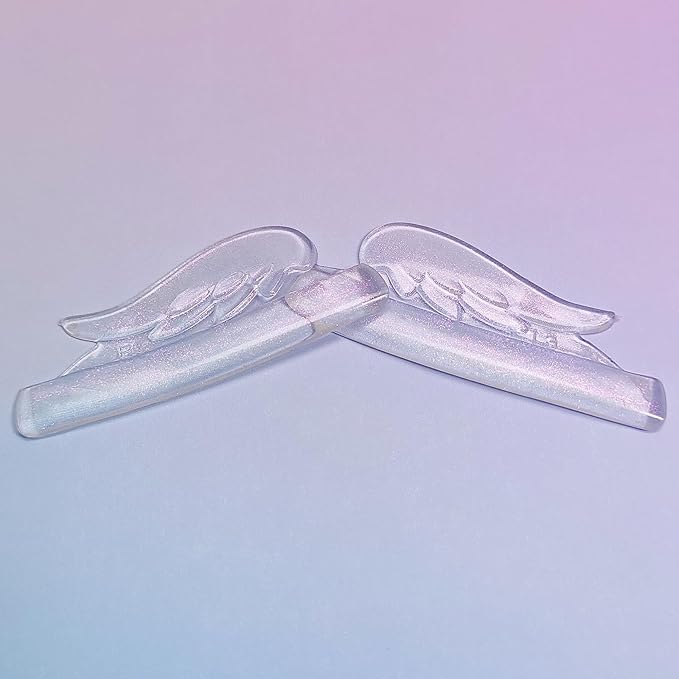 Eyelash Lift Pads Libeauty Reusable Super Adhesive Lash Perm Rods 8 Pairs Silicon Pads Wing Shape Eyelash Lifting Shield DIY Use at Home or Salon Lash Curling Tool